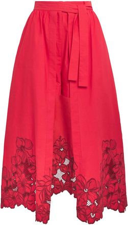 Sandro Floral Midi Skort Size XS