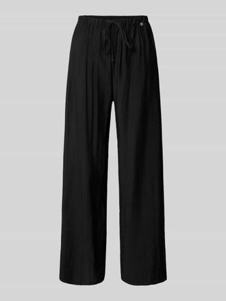 Zabaione Stoffhose mit elastischem Bund in Black, Gr&ouml;&szlig;e S/M