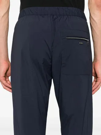 Herno Mid-Rise Tapered Trousers - Navy