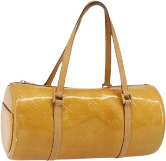 Louis Vuitton Pre-owned Handbags, female, Beige, Size: ONE SIZE Pre-owned Vintage Patent Leather Hand Bag
