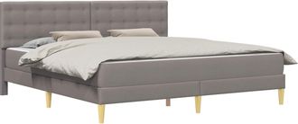 vidaXL Estructura De Cama Con Colch&oacute;n Topo 180 X 200 Cm Tela Vidaxl