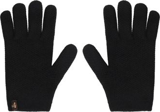 Moorer Cashmere Gebreide Handschoenen - Dames - Handschoenen - Zwart - 7 1/2 IN - Accessoires