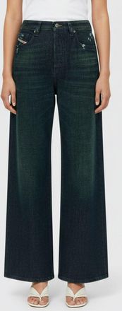 Diesel Jeans wide-leg Diesel in denim di cotone