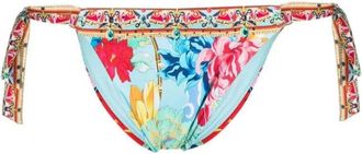 Camilla Floral-Print Bikini Bottoms