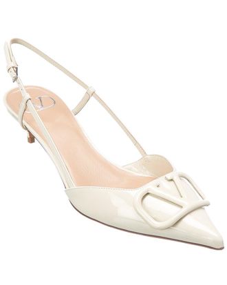 Valentino Vlogo 40 Patent Slingback Pump