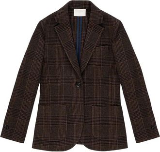 Circolo 1901 Prince of Wales patterned jacket - Brown