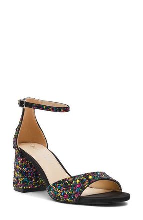 Betsey Johnson Kami Sandal in Black Multi at Nordstrom, Size 8.5
