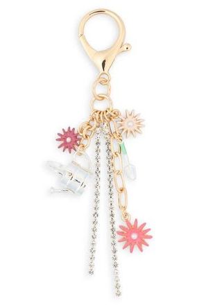 Leith Garden Bag Charm in Red Multi- Gold at Nordstrom Rack