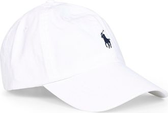 Polo Ralph Lauren Womens Cap Embroidered Chino White Cotton Hat