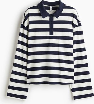 H&M Poloshirt aus Baumwolle - White