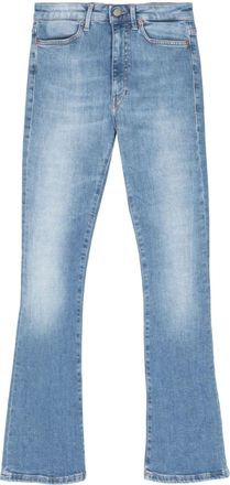 Dondup Mandy high-rise bootcut jeans - women - Cotton/Recycled Spandex/Organic Cotton/Polyester - 30 - Blue