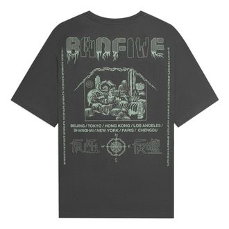 Li-Ning BadFive Graphic Loose Fit T-shirt Grey AHSS733-6