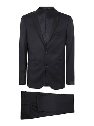 Tagliatore Classic Suit With Constructed Shoulder