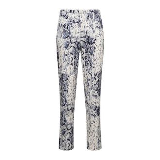 &Co Woman Slim-fit Broeken - Dames - Broeken - Blauw - Maat: 2XL Polyamide