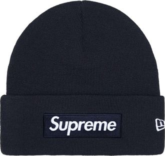 SUPREME FW25 New Era Bo Logo Beanie Navy FW25BN5-NAVY