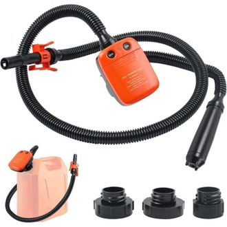 OEM Bomba De Combustible El&eacute;ctrica De 2.4 Gpm Con Parada Autom&aacute;tica, Bomba Di&eacute;sel, Bomba De Transferencia De L&iacute;quidos Con Adaptador De 3 Tama&ntilde;os, Bomba Pa
