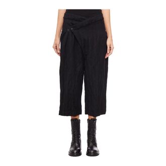 Marc Le Bihan Dames, Broeken, Zwart, Maat: 4XS