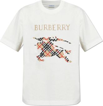 Burberry T-Shirts, male, White, Size: XS T-shirt with logo