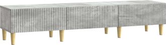 vidaXL Mueble De Tv Con Caj&oacute;n Gris Hormig&oacute;n 147 X 34,5 X 30 Cm Vidaxl