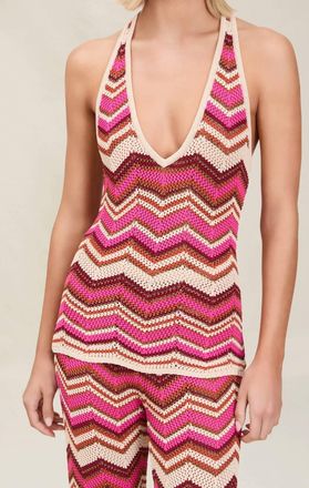 Devon Windsor Carina Top In Pink