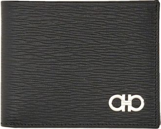 Ferragamo Gancini Textured Calf Leather Wallet