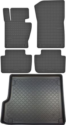 OEM Juego De Alfombrillas De Goma Para Coche Y Alfombrilla Para Maletero Para Bmw X3 E83 Suv (desde Enero De 2004 Hasta Octubre De 2010)