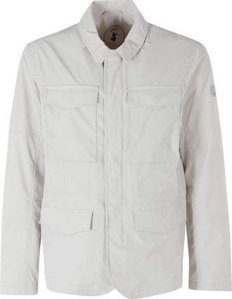 Save The Duck Rainy Beige Jago Four Pockets Shirt Collar Polyester Jacket