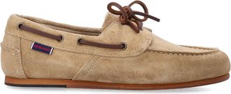 Sebago Beige Solid Docksides Loafers