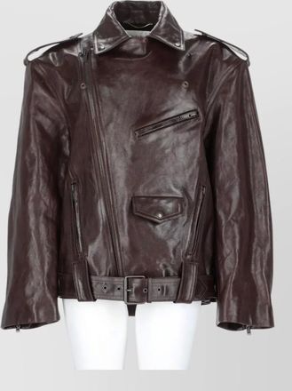 Saint Laurent leather biker jacket