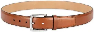Cole Haan Stitch Detail Belt in Light Tangerine at Nordstrom, Size 38