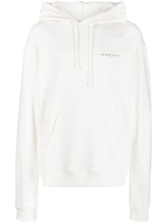 Ih Nom Uh Nit Hoodie met print - Wit