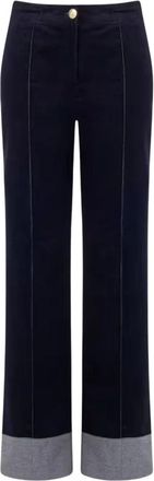Rinascimento Jeans - Dames - Wijde Broeken - Blauw - XL - Broeken