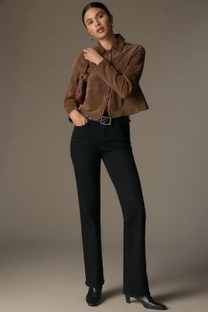 Mother The Kick It Mid-Rise Straight-Leg Jeans
