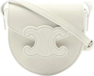 Celine Pre-owned Cross Body Bags, female, White, Size: ONE SIZE Pre-owned Vintage Cross Body Bag