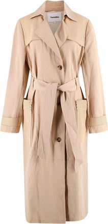 Nanushka Sand Alex Trench Coat Size L