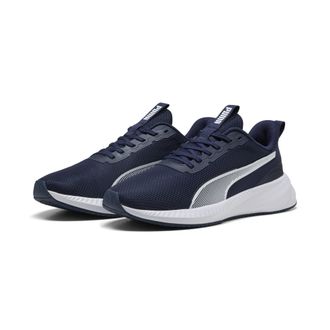 Puma Unisex Flyer Lite 3 Road Running Shoe, Puma Navy Puma White, 8.5 UK