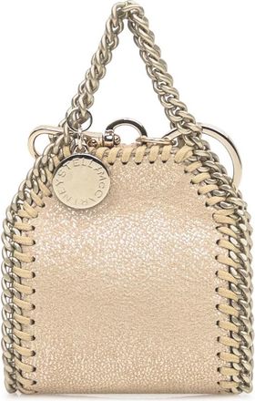 Stella McCartney Falabella Air Pods Case Sleutelhanger - Dames - Handtassen - Geel - ONE Size - Polyester - Tassen