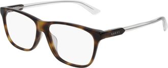Gucci Glasses, unisex, Multicolor, Size: 56 MM Optical Frame