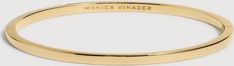 Monica Vinader Gold Essential Slim Bangle