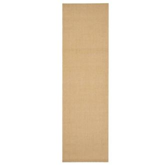 Berkfield Home Rug Natural Sisal 100x350 cm in Brown | Size: Medium
