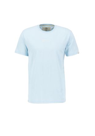Alpha Industries T-Shirt ALPHA INDUSTRIES Organics EMB T-Shirt, Herren, Gr. 3XL, blau (organic sky blau), Obermaterial: 100% Baumwolle, Shirts T-Shirt