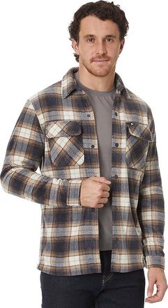 Quiksilver Surf Days Long Sleeve Polar Fleece Shirt Mens Clothing Portabella Prnt : MD, Fleece/Polyester