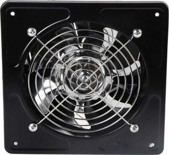 OEM Extractor De Aire De 6, Di&aacute;metro Del Orificio De Perforaci&oacute;n De 150 Mm, Extractor De Aire De 40 W, Extractor De Pared Para Cocina Y Ba&ntilde;o (negro)