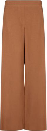Blanca Vita Wijde Broek - Dames - Wijde Broeken - Bruin - M - Broeken