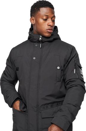 Crosshatch Heren Legender Parka (Zwart)