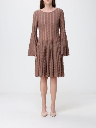 Antonino Valenti Mini abito in maglia di cotone a maniche lunghe