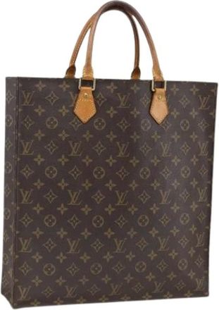 Louis Vuitton Pre-owned Tote Bags, female, Brown, Size: ONE SIZE Pre-owned Canvas Tote Bag