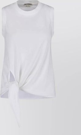 J.W.Anderson crew neck top front tie detail