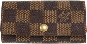 Louis Vuitton Pre-owned Canvas Sleutelhouder - Dames - Vintage Accessoires - Bruin - ONE Size - Vintage