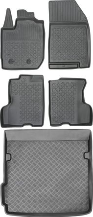 OEM Dacia Duster Ii Suv De 2017 - Juego De Alfombrillas Para Coche + Alfombrilla Para Maletero